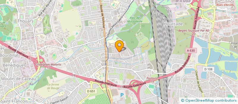 localisation de l'entreprise MADAME DALABA DABO  BEGLES