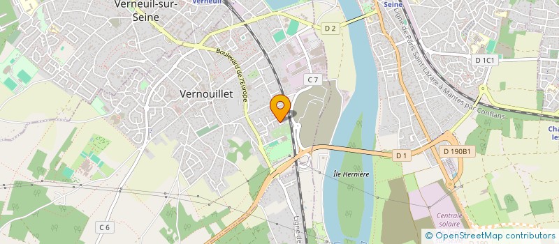 localisation de l'entreprise MADAME DALAL HASSOUNI  VERNOUILLET