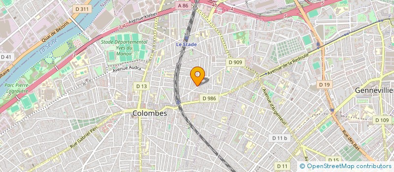 localisation de l'entreprise MADAME DALANDA DIALLO à COLOMBES