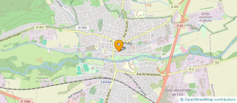 localisation de l'entreprise MADAME DALGA DEMIREL  CERNAY