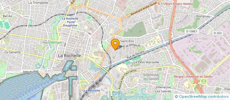 localisation de l'entreprise MADAME DALIA BARCESSAT à LA ROCHELLE