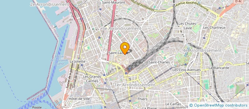 localisation de l'entreprise MADAME DALIA BENSACI à MARSEILLE