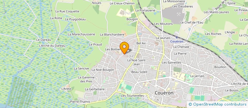 localisation de l'entreprise MADAME DALIA BOUHALI à COUERON