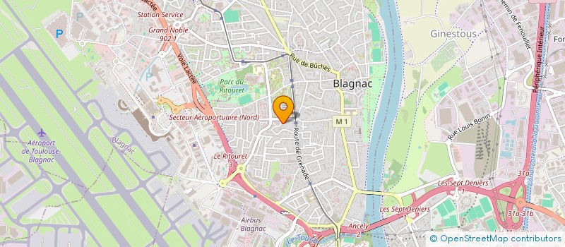 localisation de l'entreprise MADAME DALIA CASTILLO ANDRADE  BLAGNAC