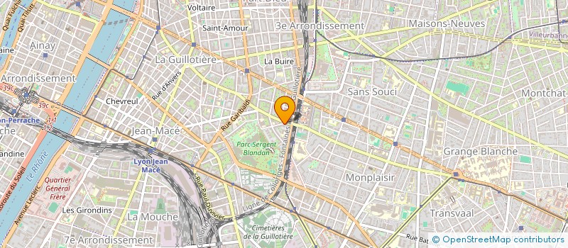 localisation de l'entreprise MADAME DALIA DIOUANI  LYON