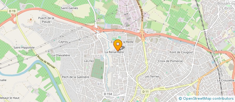 localisation de l'entreprise MADAME DALIA HASSOUNA  BEZIERS