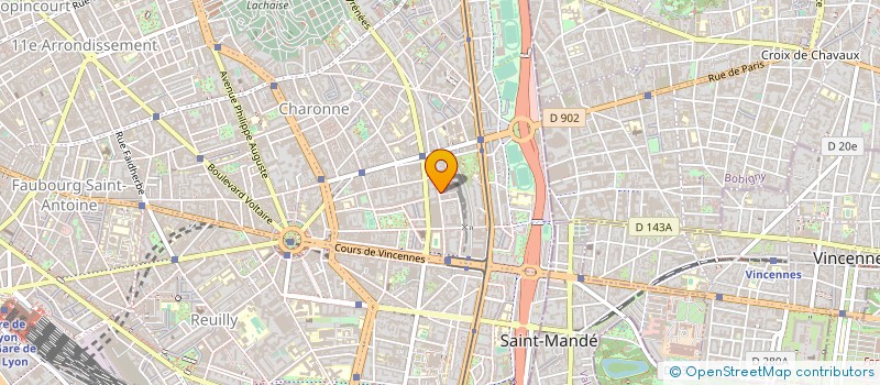 localisation de l'entreprise MADAME DALIA KESSACI  PARIS