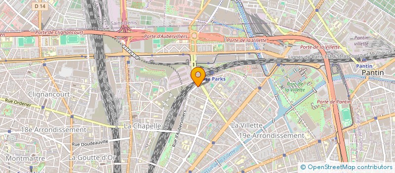 localisation de l'entreprise MADAME DALIA MEDELLEL  PARIS