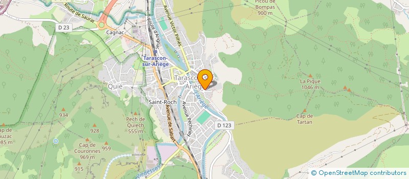 localisation de l'entreprise MADAME DALIANA ROMERO MEDINA à TARASCON-SUR-ARIEGE