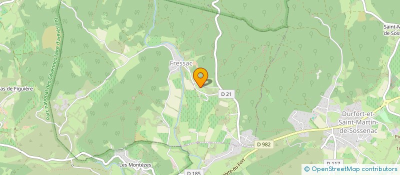 localisation de l'entreprise MADAME DALIDA HAMACHE  FRESSAC