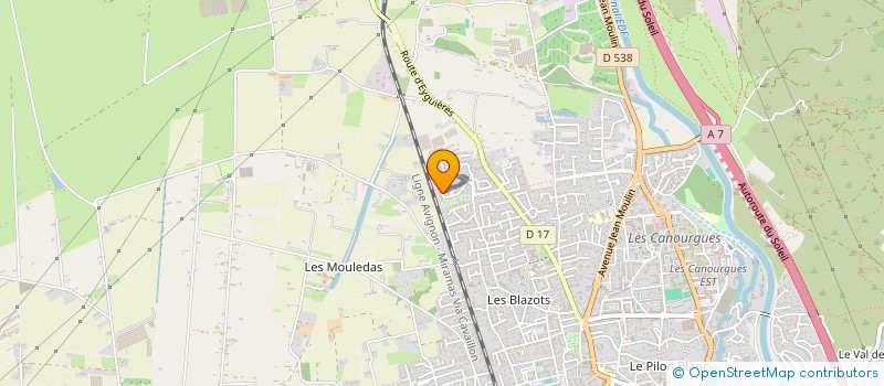 localisation de l'entreprise MADAME DALILA ADARA  SALON-DE-PROVENCE