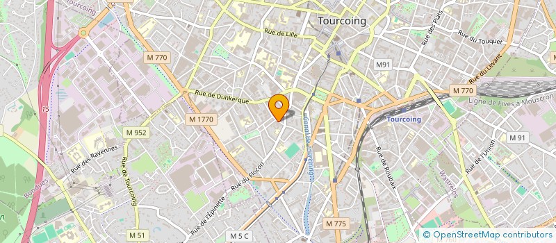 localisation de l'entreprise MADAME DALILA AIT EL HOUSSAIN  TOURCOING