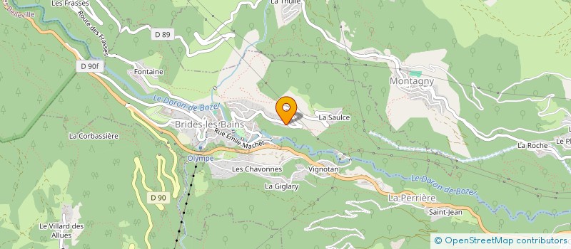 localisation de l'entreprise MADAME DALILA ALLEMANO  BRIDES-LES-BAINS