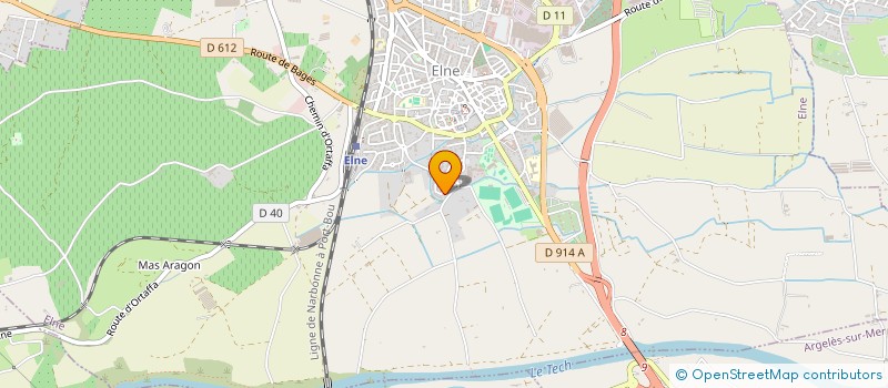 localisation de l'entreprise MADAME DALILA AMOURI  ELNE