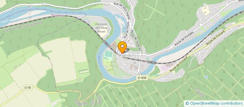 localisation de l'entreprise MADAME DALILA ARIFI  LIVERDUN