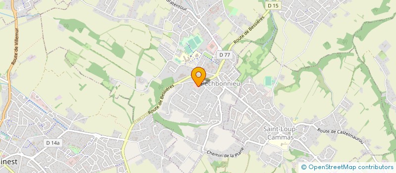 localisation de l'entreprise MADAME DALILA BEKHEDDOUMA  PECHBONNIEU