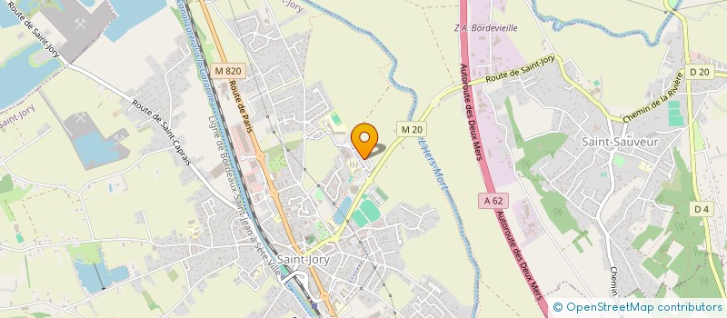 localisation de l'entreprise MADAME DALILA BEN MOHAMED  SAINT-JORY