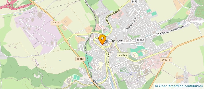 localisation de l'entreprise MADAME DALILA BENAMMOU  BOLBEC