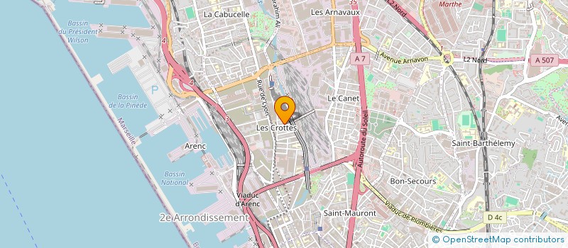 localisation de l'entreprise MADAME DALILA BENCHERIF à MARSEILLE