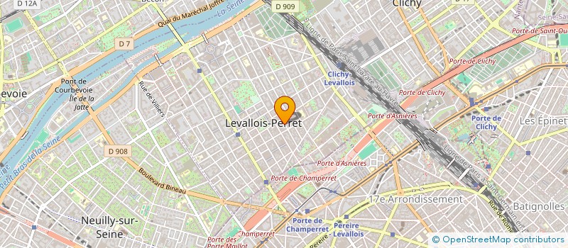 localisation de l'entreprise MADAME DALILA BENCHIKH à LEVALLOIS-PERRET
