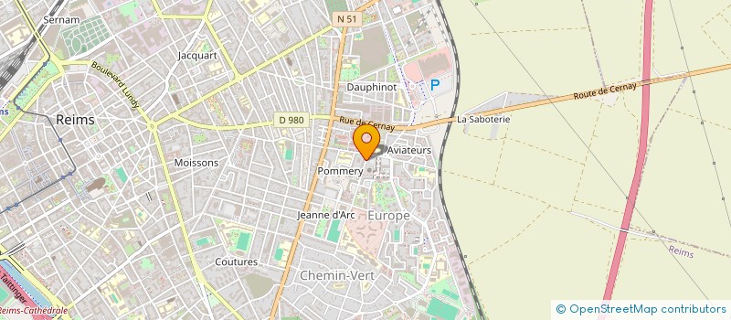 localisation de l'entreprise MADAME DALILA BENDJEGUELLAL  REIMS