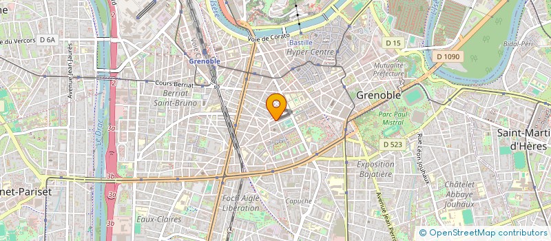 localisation de l'entreprise MADAME DALILA BEZGHICHE à GRENOBLE