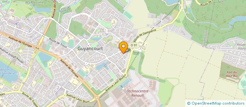 localisation de l'entreprise MADAME DALILA BOUKERSI  BOUGIVAL