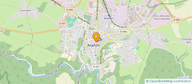 localisation de l'entreprise MADAME DALILA DECROUY à AVALLON