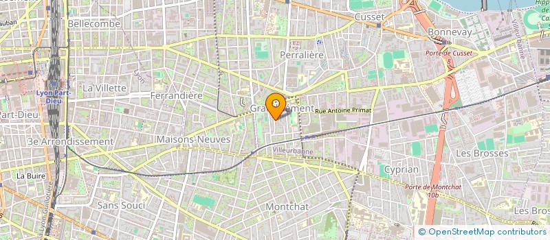 localisation de l'entreprise MADAME DALILA DERDAR  VILLEURBANNE