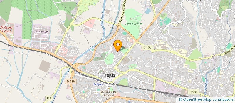 localisation de l'entreprise MADAME DALILA DIB à FREJUS