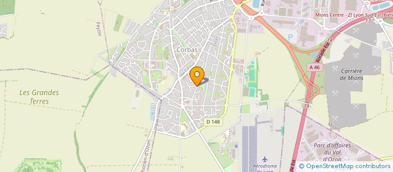 localisation de l'entreprise MADAME DALILA DJELASSI à CORBAS