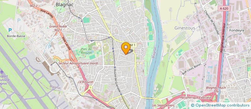 localisation de l'entreprise MADAME DALILA EL JARI  BLAGNAC