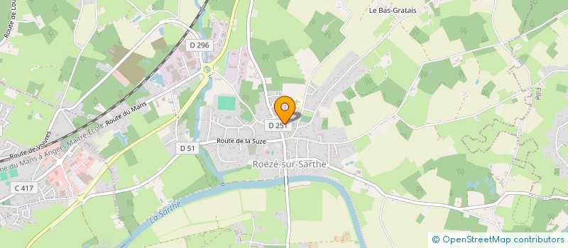 localisation de l'entreprise MADAME DALILA FERNANDEZ  ROEZE-SUR-SARTHE