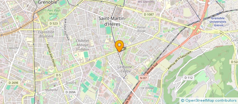 localisation de l'entreprise MADAME DALILA GAHFEZ à SAINT-MARTIN-D'HERES