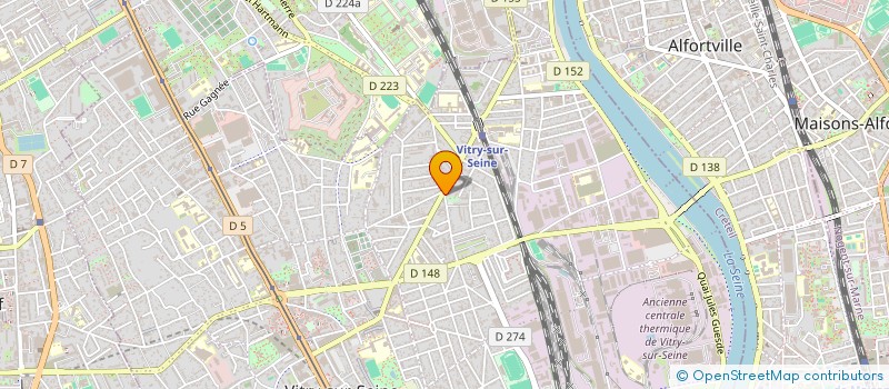 localisation de l'entreprise MADAME DALILA HANIFI  VITRY-SUR-SEINE