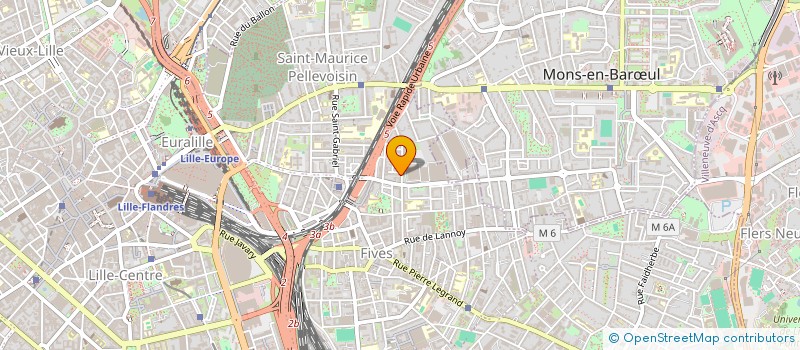 localisation de l'entreprise MADAME DALILA HENDI à LILLE