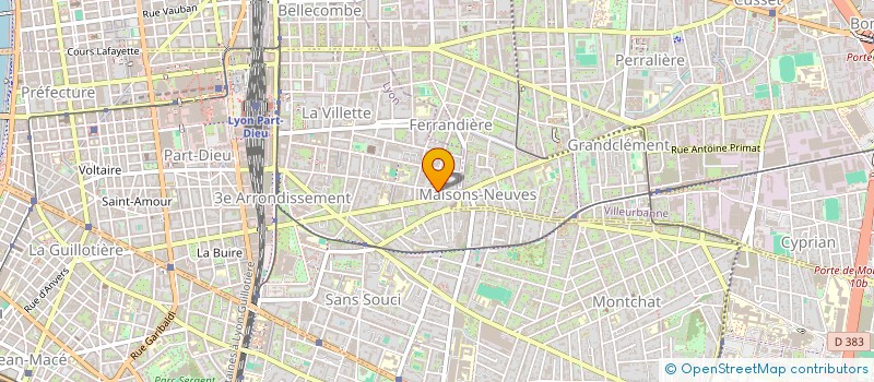 localisation de l'entreprise MADAME DALILA JABRIA  LYON