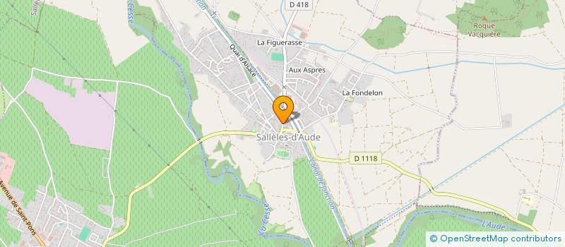 localisation de l'entreprise MADAME DALILA JEBAHI  SALLELES-D'AUDE