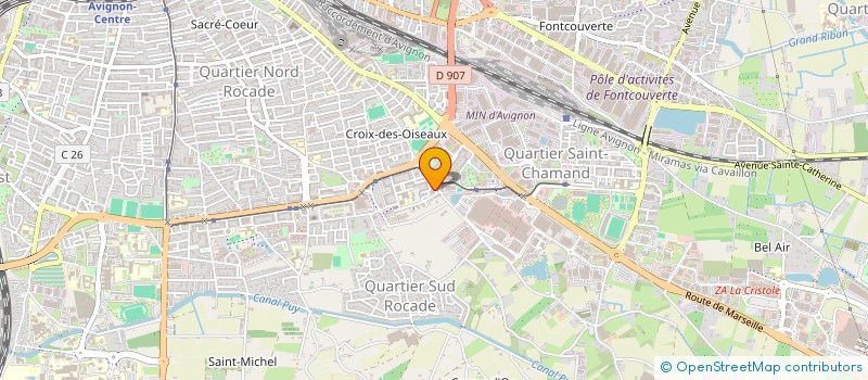 localisation de l'entreprise MADAME DALILA KHATMI  AVIGNON