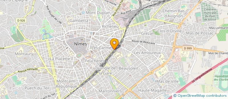 localisation de l'entreprise MADAME DALILA KHOBZAOUI  NIMES