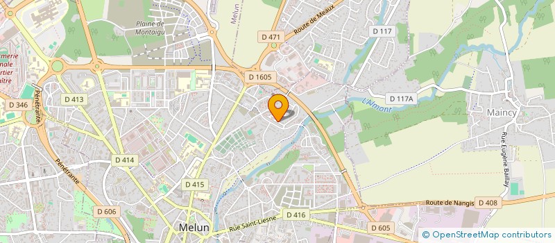localisation de l'entreprise MADAME DALILA KRAINE à MELUN