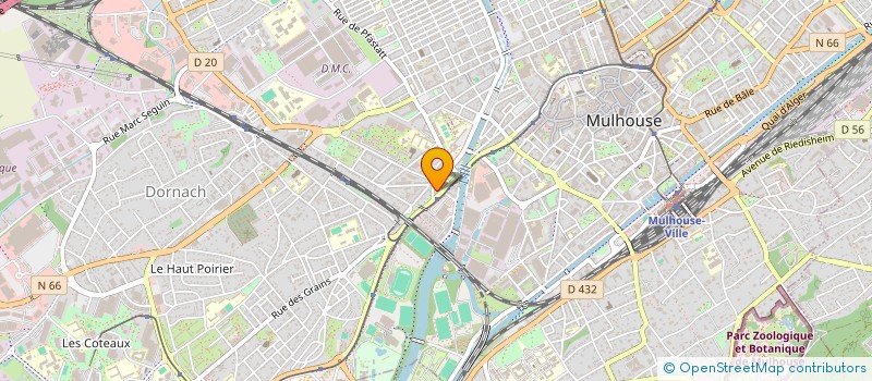 localisation de l'entreprise MADAME DALILA LAMARI  MULHOUSE