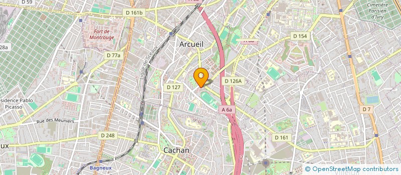localisation de l'entreprise MADAME DALILA LOTFI à ARCUEIL