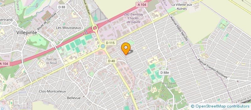 localisation de l'entreprise MADAME DALILA MAKRELOUF à TREMBLAY-EN-FRANCE