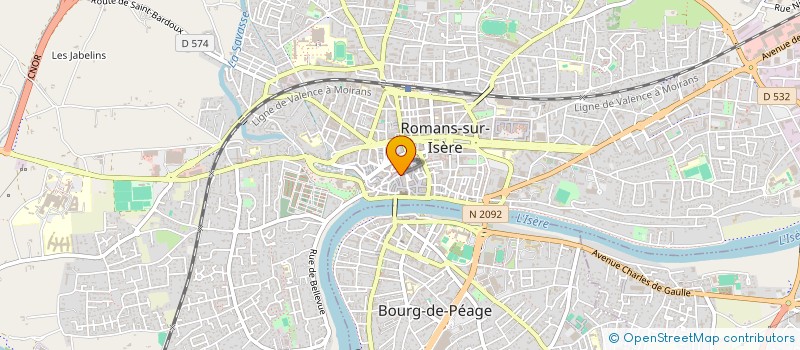 localisation de l'entreprise MADAME DALILA MEDDOUR  ROMANS-SUR-ISERE