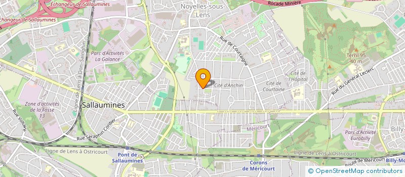 localisation de l'entreprise MADAME DALILA NACER  NOYELLES-SOUS-LENS