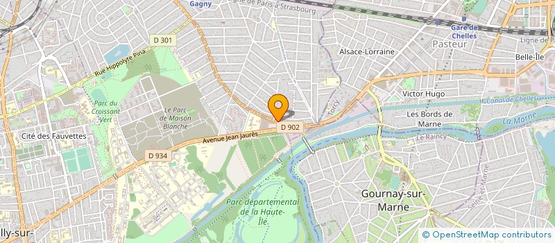 localisation de l'entreprise MADAME DALILA OUAHROUCH à GAGNY