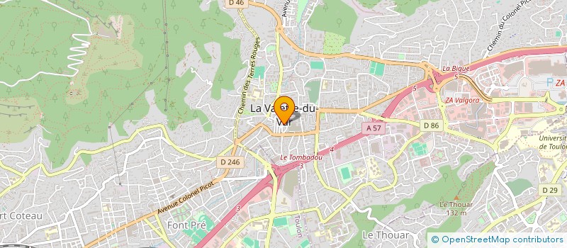 localisation de l'entreprise MADAME DALILA SAID TOUMI à LA VALETTE-DU-VAR