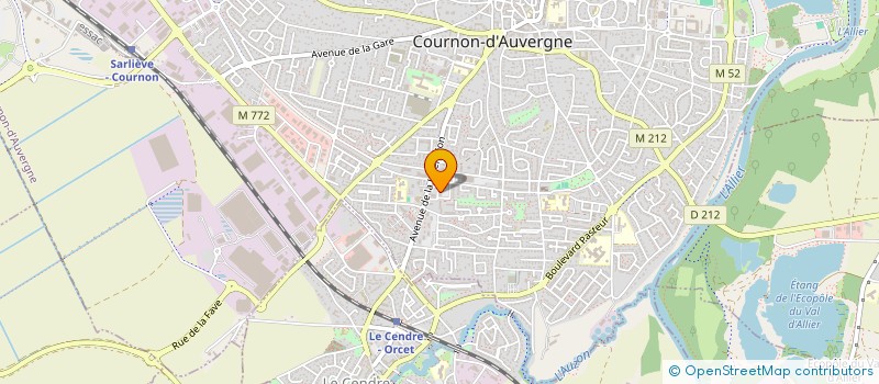 localisation de l'entreprise MADAME DALILA SALHI à COURNON-D'AUVERGNE