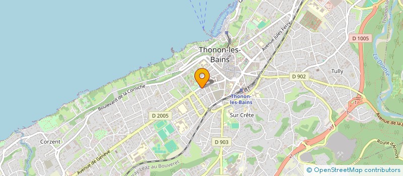 localisation de l'entreprise MADAME DALILA SEDRATI à THONON-LES-BAINS